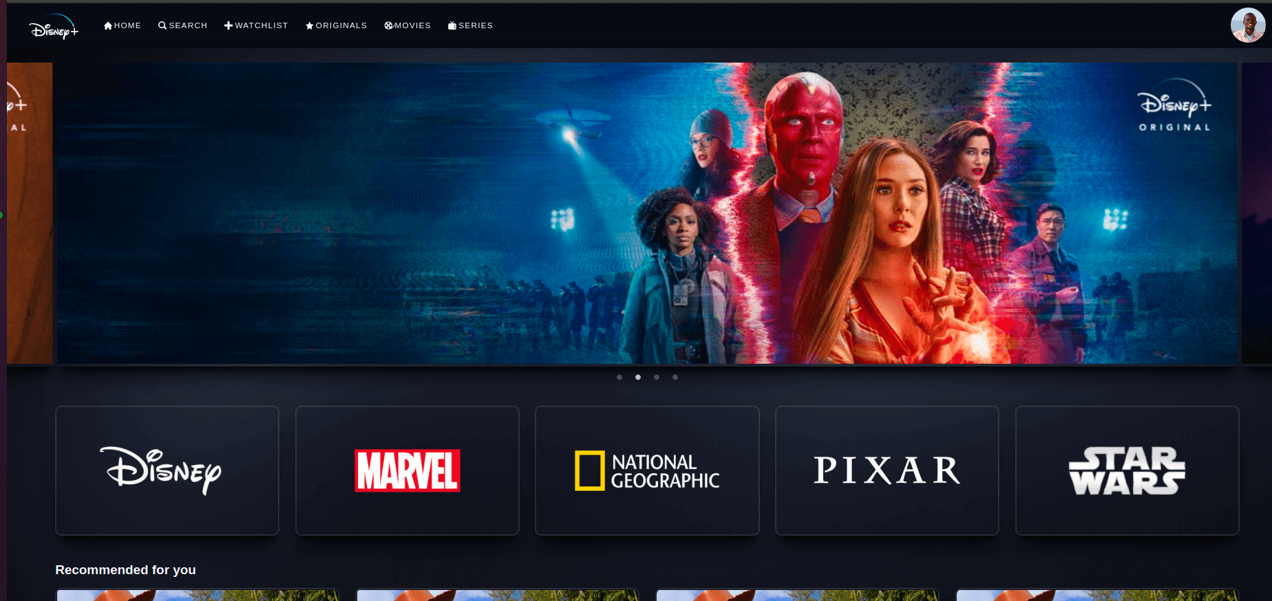 Disney plus clone